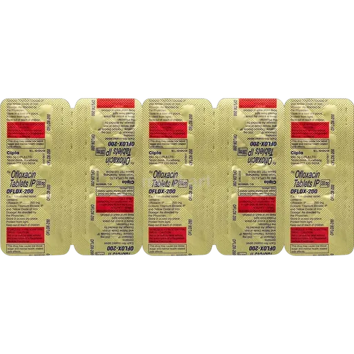 oflox 200mg tablet 10's